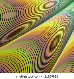 Abstract computer generated vector fractal design background