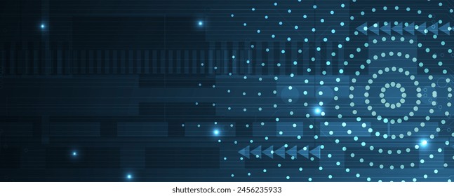 Abstractas Fondo de tecnología informática. Conexión visual de red
