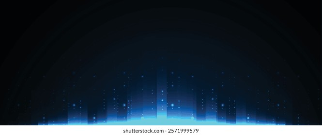 Abstract Computer technology background. network visual connection