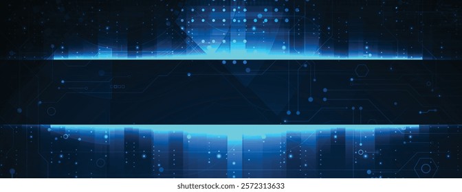 Abstract Computer technology background. network visual connection