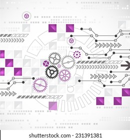 Abstract computer technology background for your business 