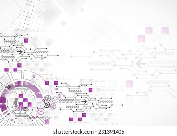 Abstract computer technology background for your business 