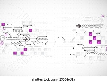 Abstract computer technology background for your business 