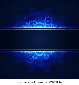 Abstract computer technology concept business background, vector illustration