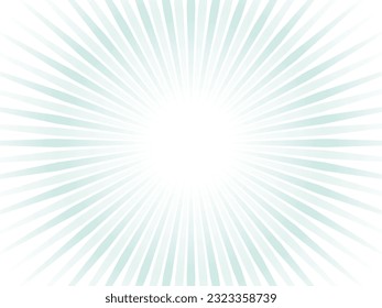 Abstract concentration line background of a thin and fleeting sunbeam image_turquoise blue