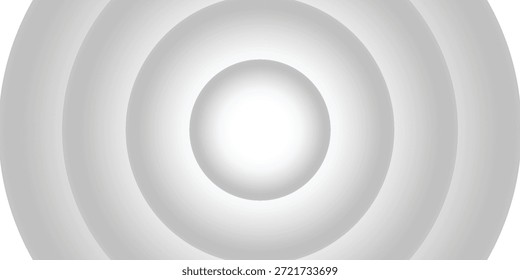 Abstrakte konzentrische Kreise Hintergrund mit weichem Farbverlauf und radialen Glanz, sauber abstrakt, Hintergrund, Farbverlauf, Kreis, minimales Design für moderne Layouts.