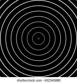 Abstract concentric circles pattern