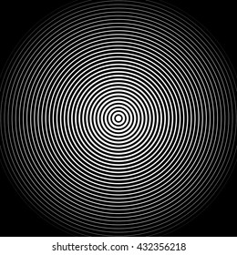 Abstract concentric circles pattern