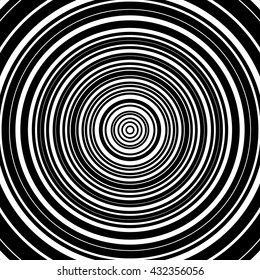Abstract concentric circles pattern - Irregular, random circles.
