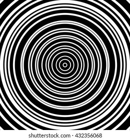 Abstract concentric circles pattern - Irregular, random circles.