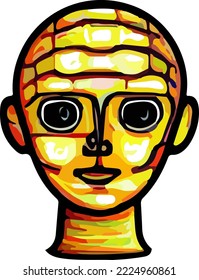 Abstract concept of artificial intelligence or digital assistant