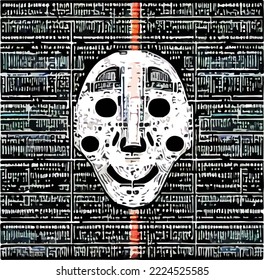Abstract concept of artificial intelligence and personal assistants