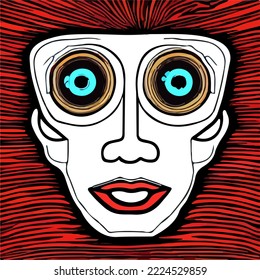 Abstract concept of artificial intelligence and personal assistants 