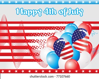abstract concept background for 4th july us independence day