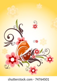 abstract concept background with easter egg