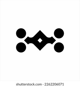 Resumen del diseño del logo comunitario de concepto.