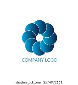abstract concept company design logo