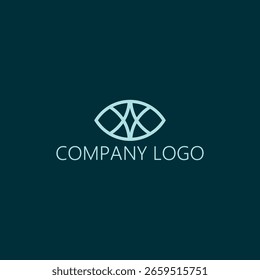 Concepto abstracto de diseño de logotipo de empresa