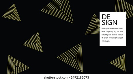Abstract concept design background. Triangular and irregular shape background. Abstract gradient colored background. Vector illustration stock illustration