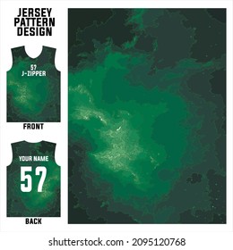 abstract concept front and back  pattern jersey template for sports uniform printing or sublimation football, volleyball, basketball, e-sports, cycling, and fishing