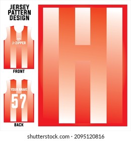 abstract concept front and back  pattern jersey template for sports uniform printing or sublimation football, volleyball, basketball, e-sports, cycling, and fishing