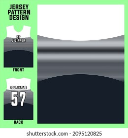 abstract concept front and back  pattern jersey template for sports uniform printing or sublimation football, volleyball, basketball, e-sports, cycling, and fishing