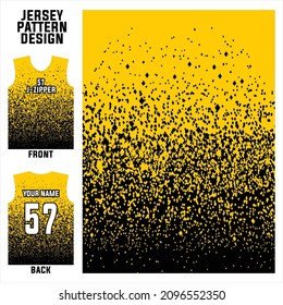 abstract concept front and back  pattern jersey template for sports uniform printing or sublimation football, volleyball, basketball, e-sports, cycling, and fishing