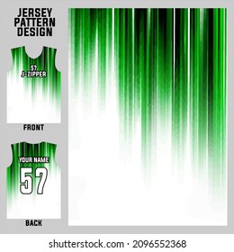 plantilla de jersey frontal y posterior de concepto abstracto para impresión o sublimación de uniformes deportivos de fútbol, voleibol, baloncesto, e-deportes, ciclismo y pesca