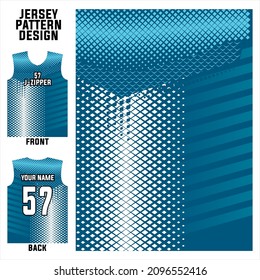 abstract concept front and back  pattern jersey template for sports uniform printing or sublimation football, volleyball, basketball, e-sports, cycling, and fishing