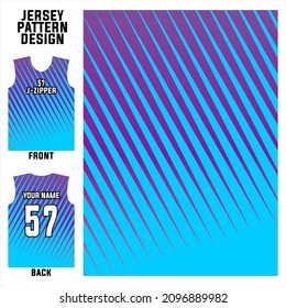 abstract concept front and back  pattern jersey template for sports uniform printing or sublimation football, volleyball, basketball, e-sports, cycling, and fishing