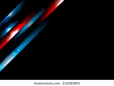 Abstract concept hi-tech stripes vector background