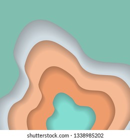 Abstract concept layout template and background.3d Paper Art Style. Vector design layout for banners presentations, flyers, posters, web,style blank, poster, Booklet and invitations