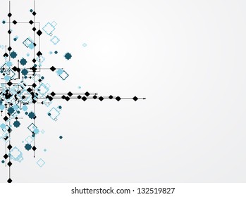 abstract concept nano computer technology business background