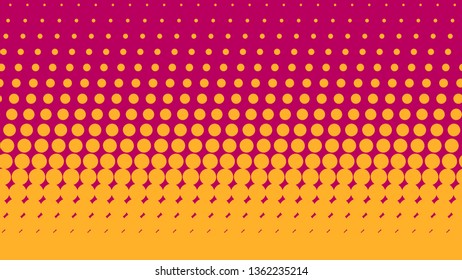 Abstract concept red orange pop art background with retro haftone dots design. Vector comic template for empty bubble, sale banner, illustration comic book design.