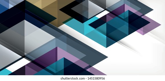 Abstract concept triangle graphic element. Technology background. Banner, poster template. Art vector background futuristic design.