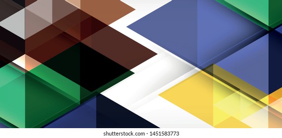 Abstract concept triangle graphic element. Technology background. Banner, poster template. Art vector background futuristic design.