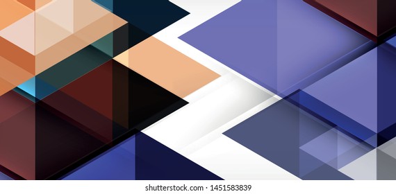 Abstract concept triangle graphic element. Technology background. Banner, poster template. Art vector background futuristic design.