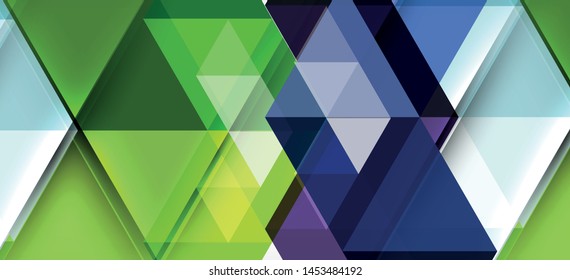 Abstract concept triangle graphic element. Technology background. Banner, poster template. Art vector background futuristic design.