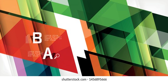 Abstract concept triangle graphic element. Technology background. Banner, poster template. Art vector background futuristic design.