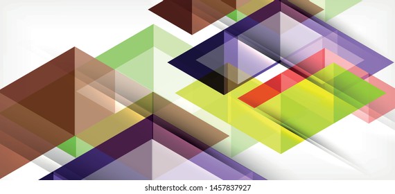 Abstract concept triangle graphic element. Technology background. Banner, poster template. Art vector background futuristic design.