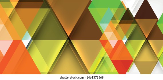 Abstract concept triangle graphic element. Technology background. Banner, poster template. Art vector background futuristic design.