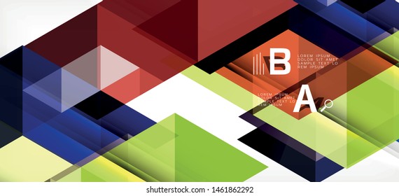 Abstract concept triangle graphic element. Technology background. Banner, poster template. Art vector background futuristic design.