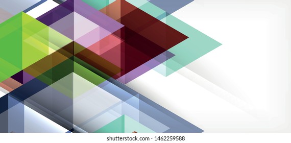 Abstract concept triangle graphic element. Technology background. Banner, poster template. Art vector background futuristic design.