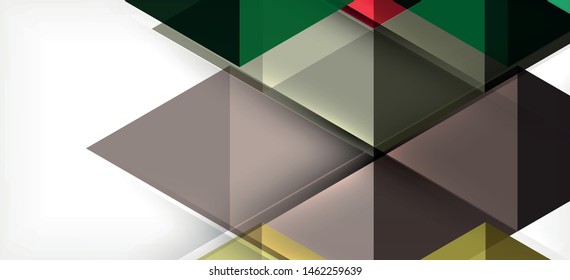 Abstract concept triangle graphic element. Technology background. Banner, poster template. Art vector background futuristic design.