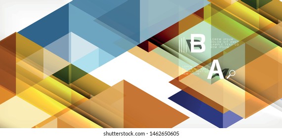 Abstract concept triangle graphic element. Technology background. Banner, poster template. Art vector background futuristic design.