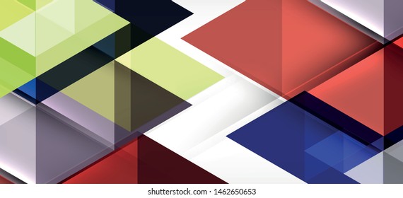 Abstract concept triangle graphic element. Technology background. Banner, poster template. Art vector background futuristic design.