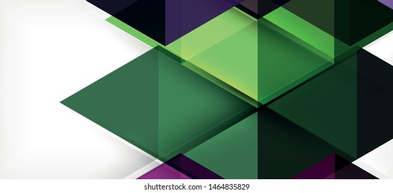 Abstract concept triangle graphic element. Technology background. Banner, poster template. Art vector background futuristic design.