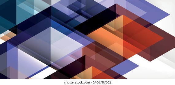 Abstract concept triangle graphic element. Technology background. Banner, poster template. Art vector background futuristic design.