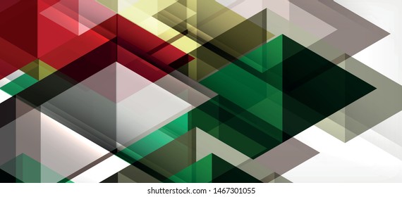 Abstract concept triangle graphic element. Technology background. Banner, poster template. Art vector background futuristic design.