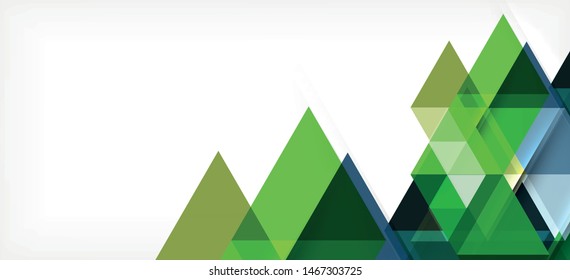 Resumen del concepto de elemento gráfico triangular. Antecedentes tecnológicos. Cartel, plantilla de afiches. Diseño futurista de fondo vectorial de arte.